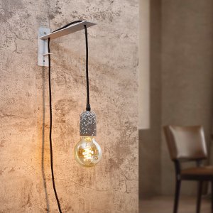 Zuhause süße Heimatwand Hak Winkel Rusty | 31/5/5 cm | Beton | Metall