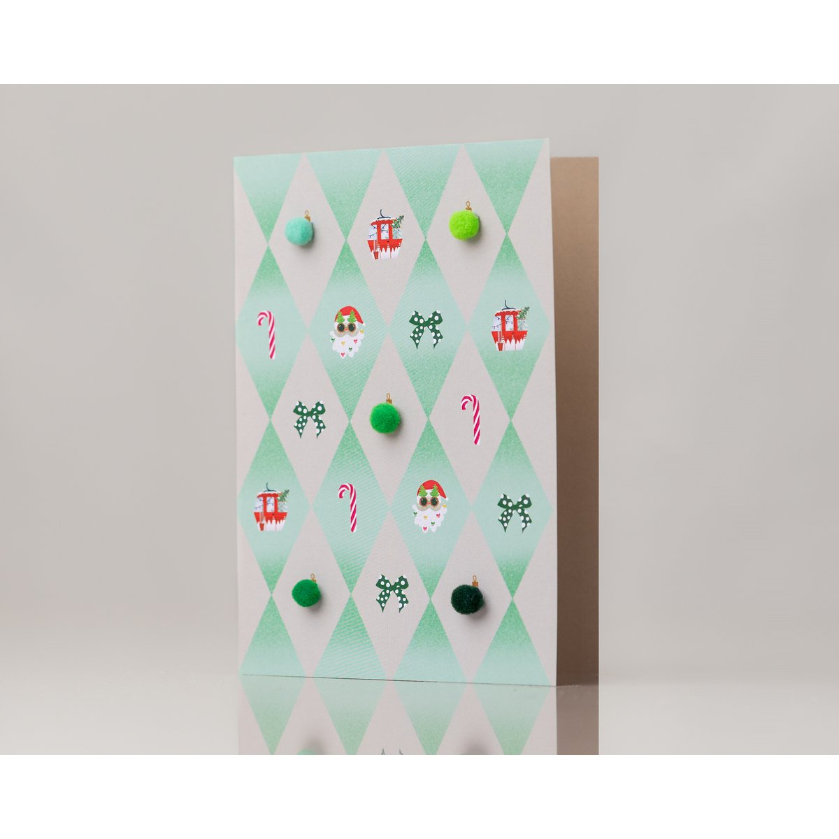Navidad: Diamante verde