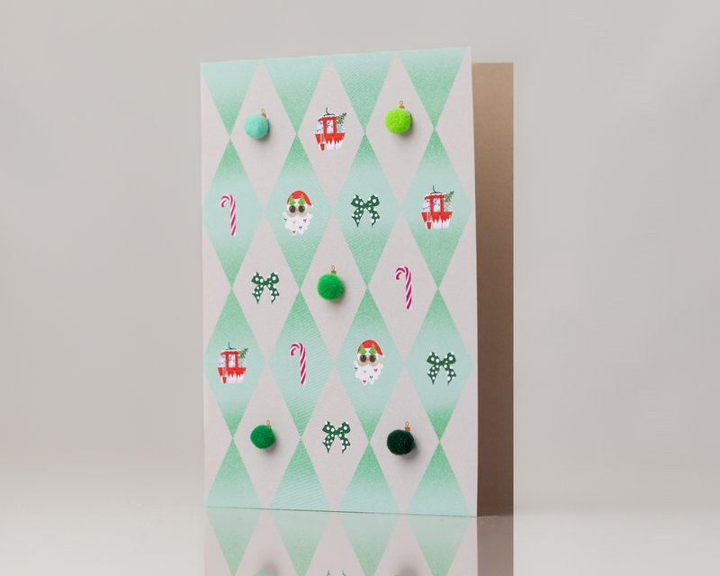 Navidad: Diamante verde