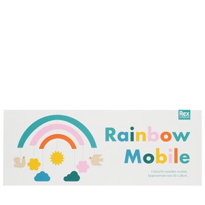 Holzregenbogen Mobile