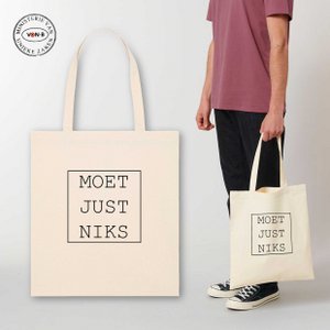 Tote bag - Natural Raw - Moet Just Niks