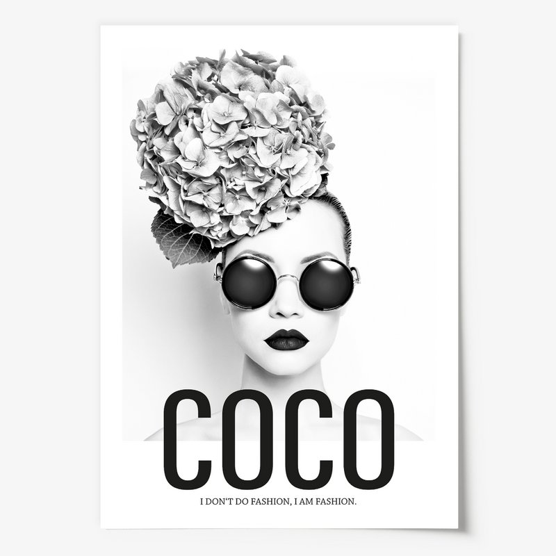 Poster: Coco - I don't do fashion, I am fashion