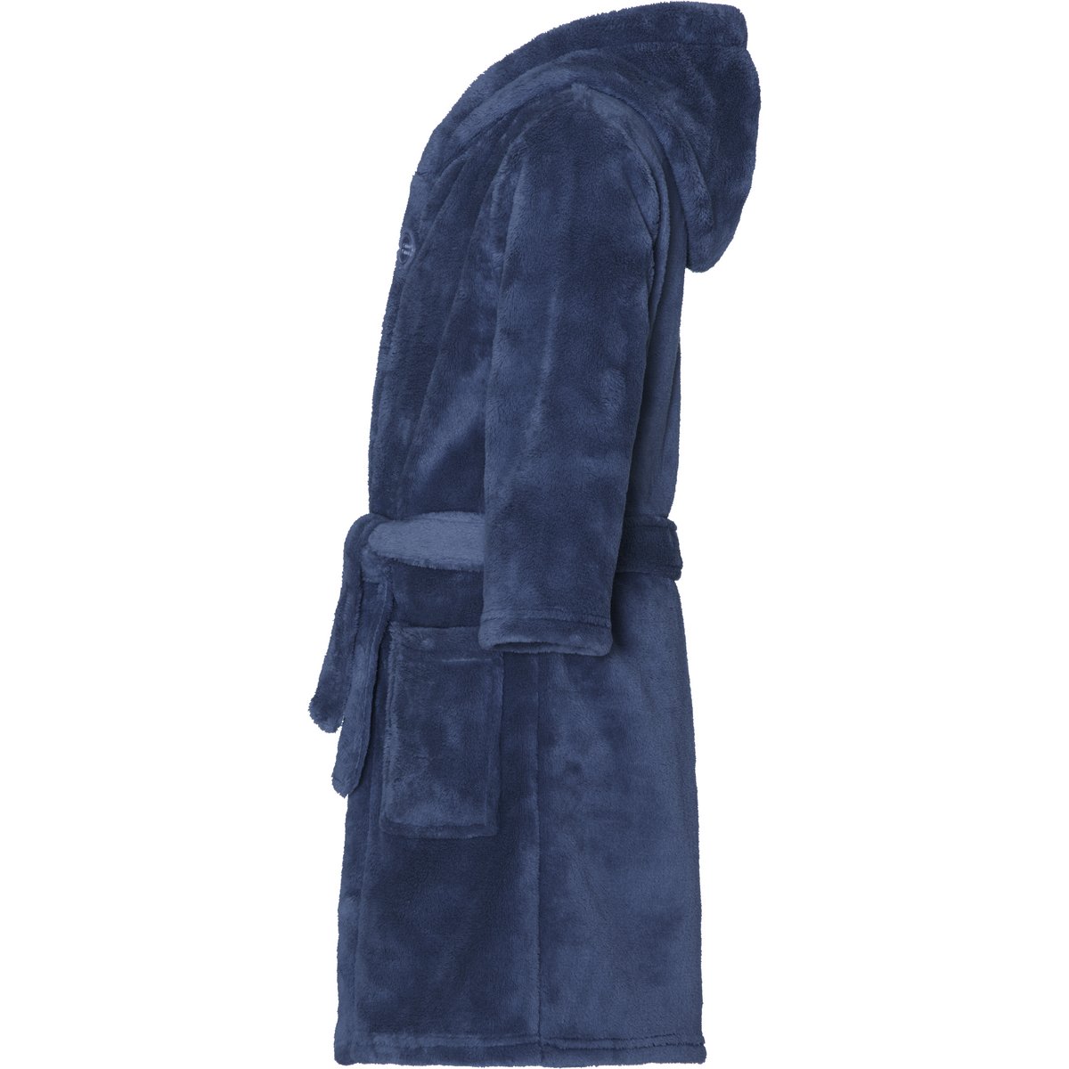 Fleece Bademantel Uni - Navy