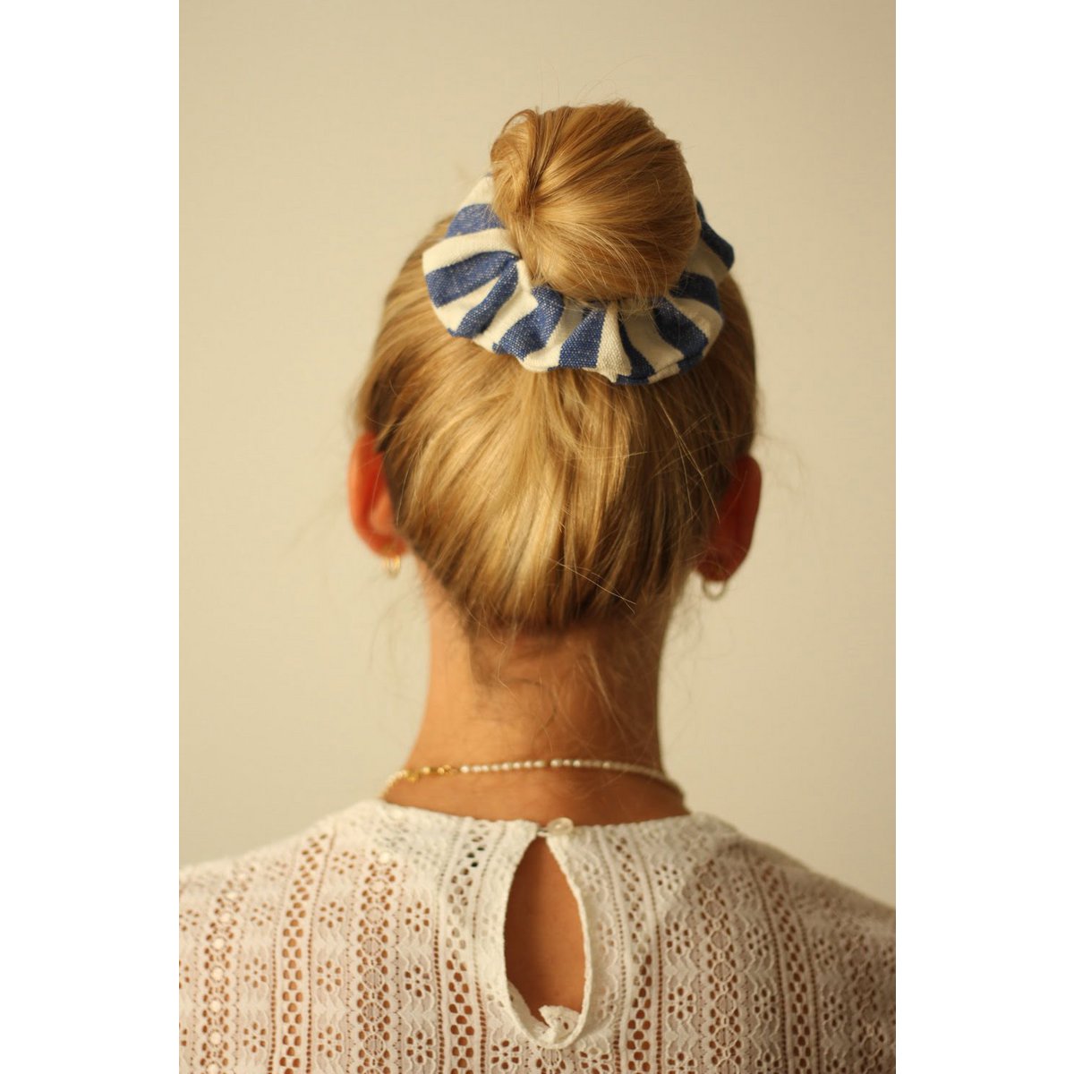Handmade Scrunchie Ole | Blue