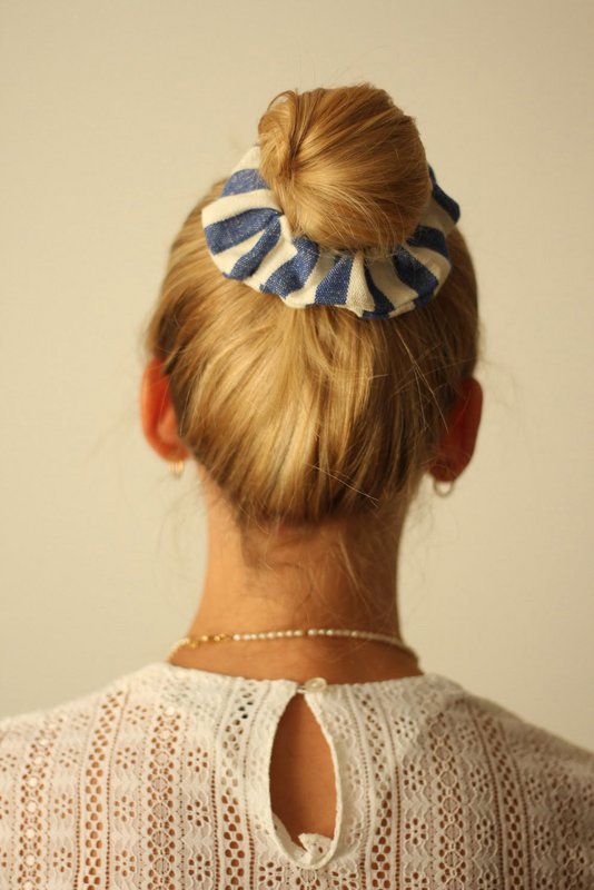 Handmade Scrunchie Ole | Blue