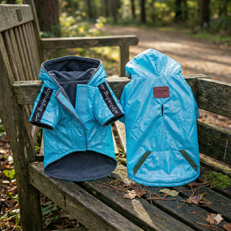 Alpha Dog Flash Series Sky Blue Waterproof Jacket (5-Pc Set)