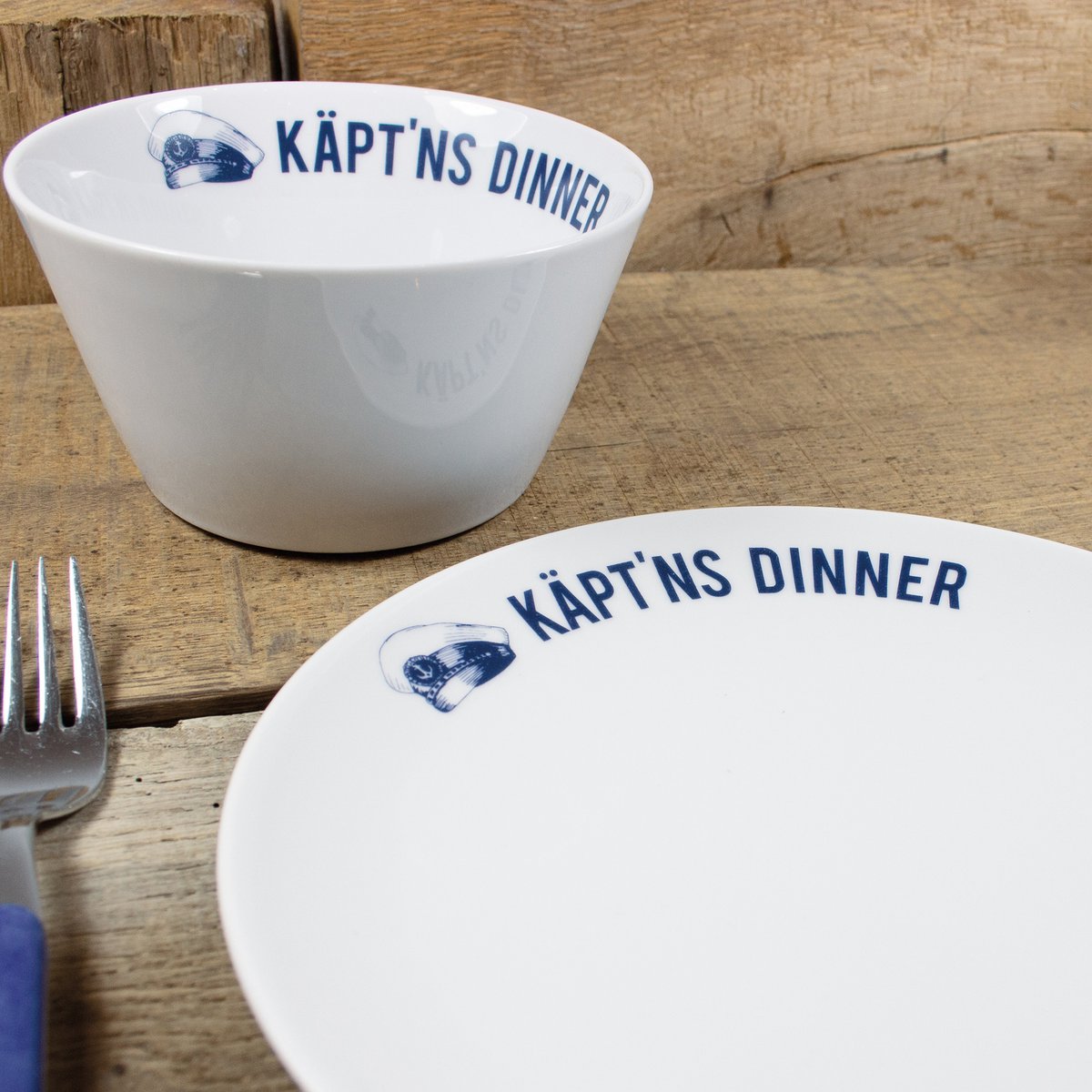 Plato de porcelana Captain's Dinner