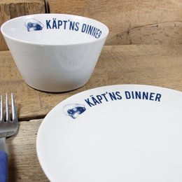 Plato de porcelana Captain's Dinner