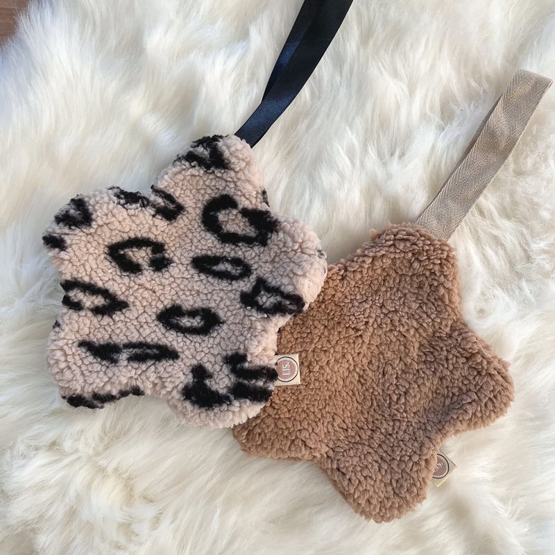 Pacifier cloth Flower - Taupe
