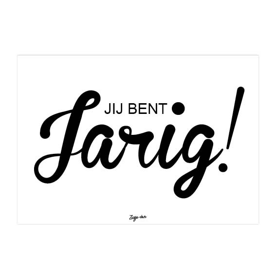 A6 Verjaardagskaartenset