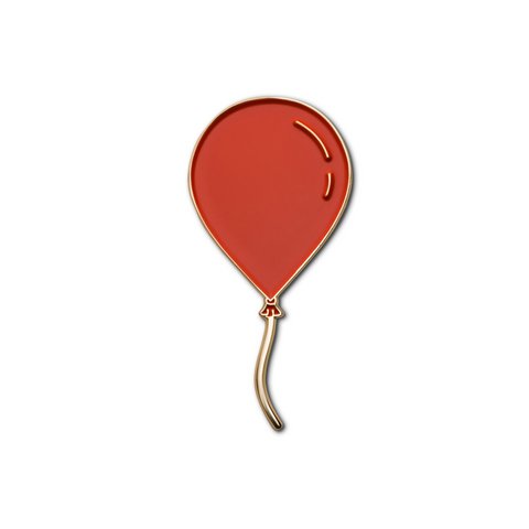 Emaille Pin "Rode Ballon"