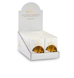 125 mg essbares Goldpulver 23 kt, Salzstreuer