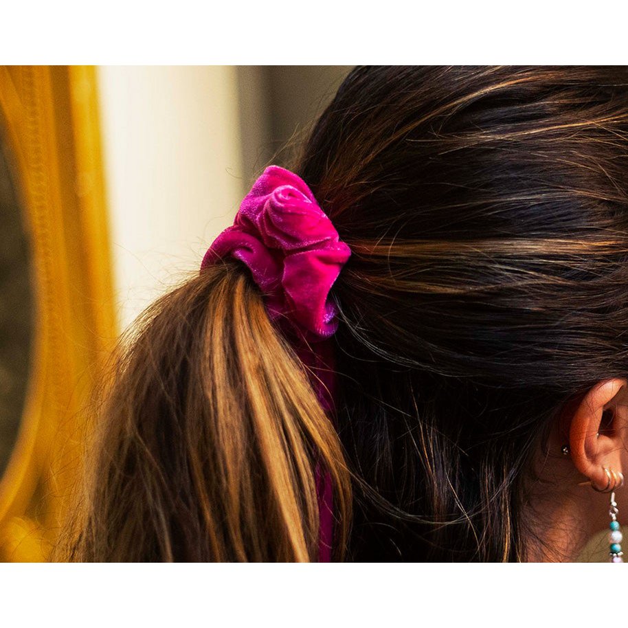 Malinowa Scrunchie