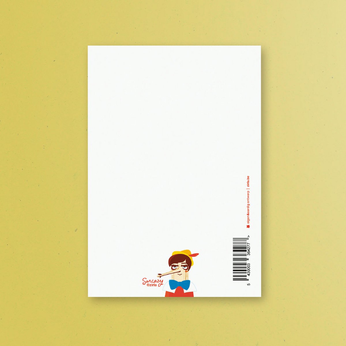 Sarcazy Pinocchio birthday card