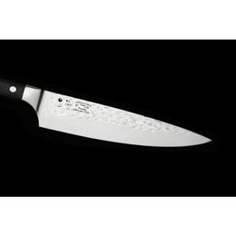 KATAHIRO ZEN - 8" Kochmesser aus 67 Lagen japanischem VG-10 Leiterdamast mit Hammerschlag, Griff aus Fibercarbon