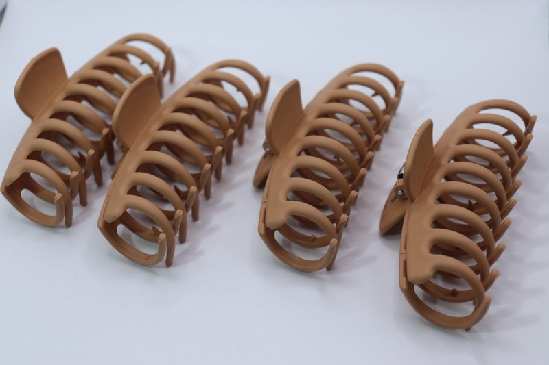 4x grote klauwclips voor dames Grote klauwclip voor dun dik krullend haar