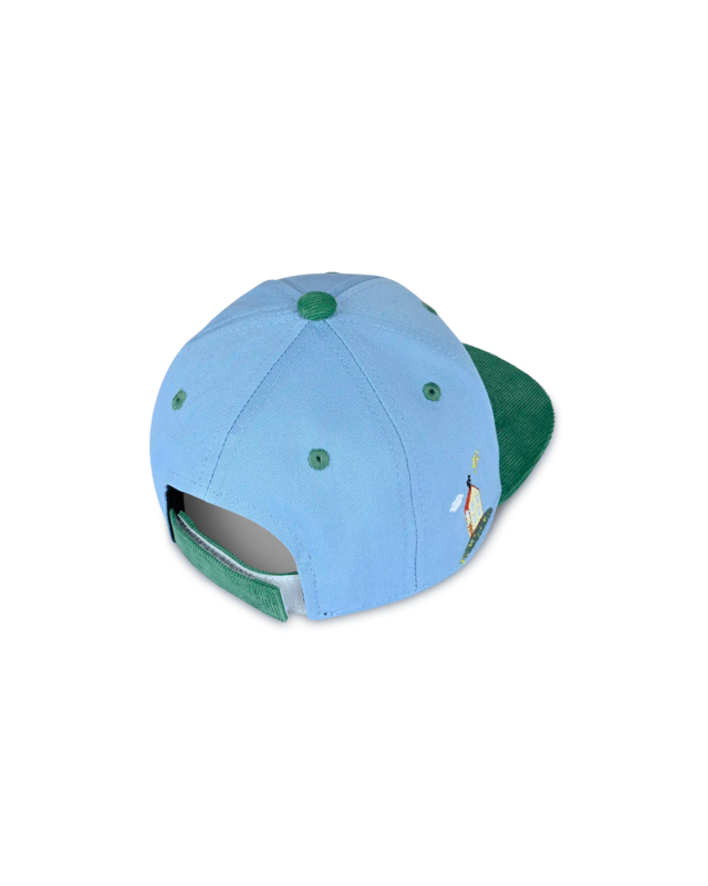 koaa – Peppa Wutz "Frühling" – Snapback blu/verde Taglia: 1-3 anni