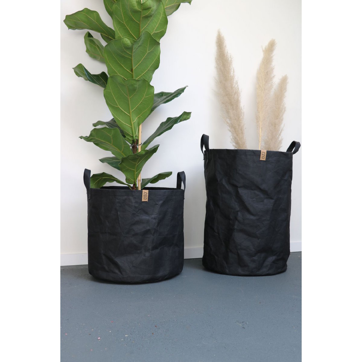 SIZO Washable Paper Storage Basket Mud