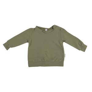 Biologisch babyshirt olijf