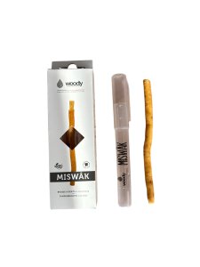 Miswak mit Reisestütze natürliche Zahnbürste in Arak Wood mit inklusive Reiseunterstützung