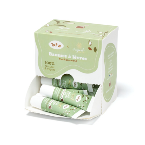 Schachtel mit 12 Gourmet-Mate-Lippenbalsamen