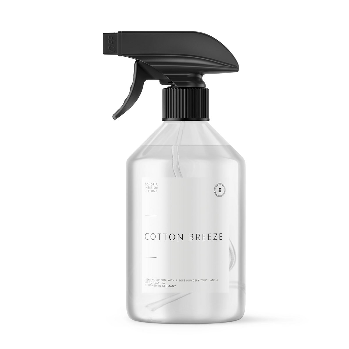 Cotton Breeze Room Spray 500ml – Vanille, Roos & Muskus