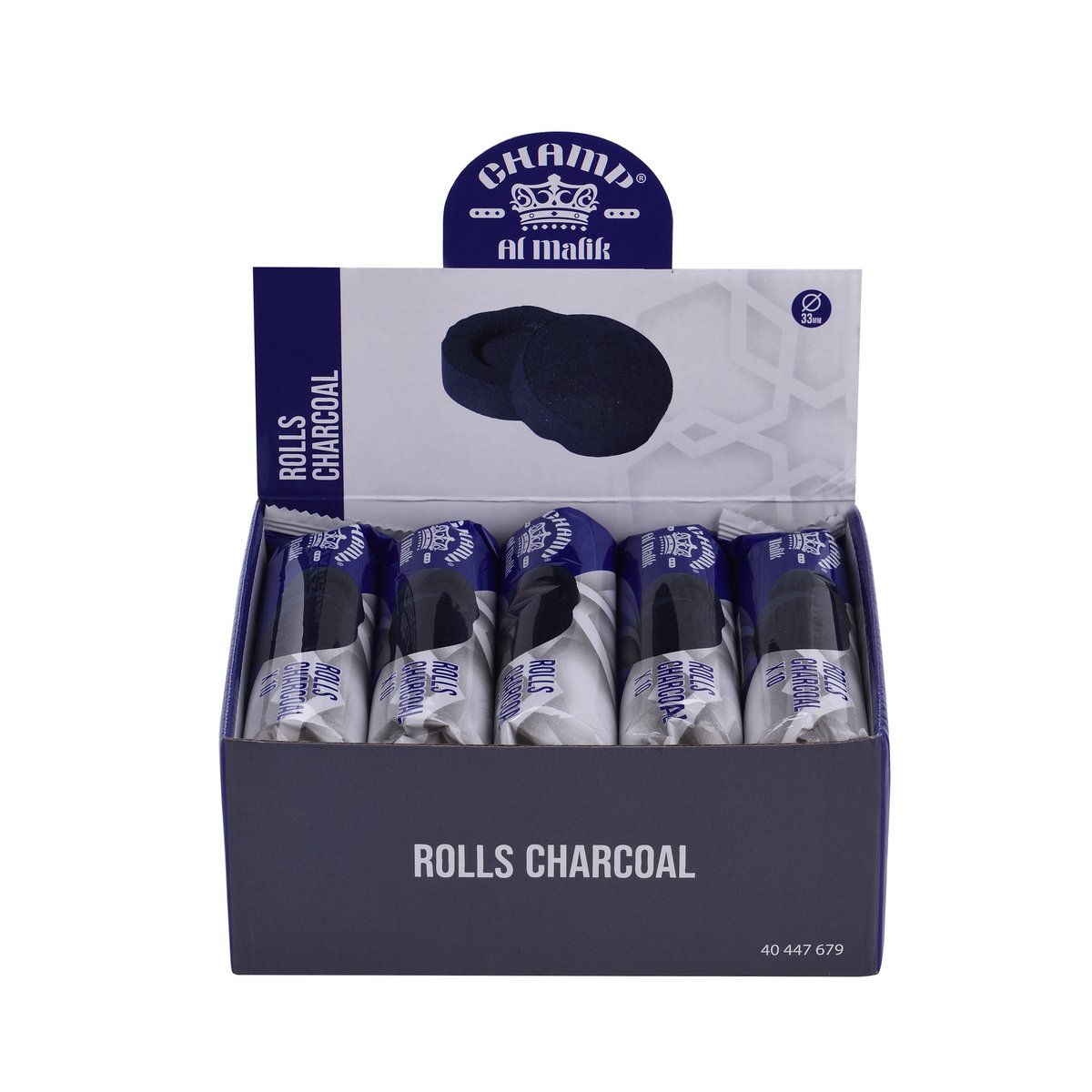 Narghilè Narghilè Chicha Carbone 33mm - 10 Rotoli - 100 carboni - 1 kg
