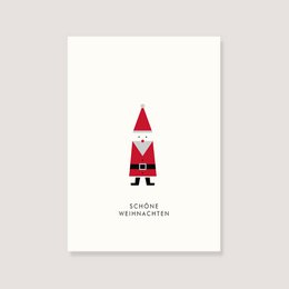 Postkort - "Julemanden - glædelig jul"
