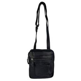 Skuldertaske eller Crossbody-taske i 6 farver glat læder med justerbar skulderrem