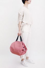 Shupatto kompakt foldbar indkøbspose størrelse M - Peach (Momo)