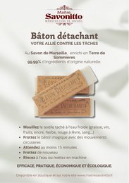 Earth stain remover stick from Sommières