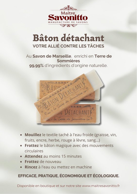 Earth stain remover stick from Sommières