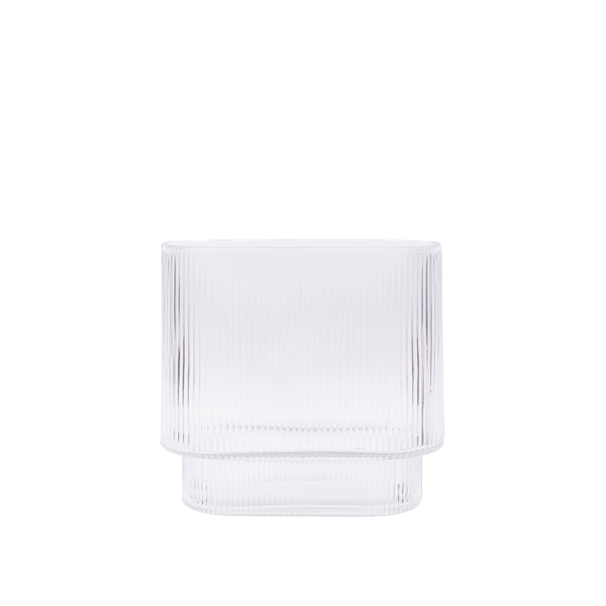 MIST SERIES OVAL CLEAR VASE