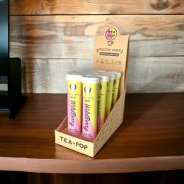 WildBerry Punch Tea-Pop, schnell gebrühter Gourmet-Tee (Tablett mit 8 Tuben)