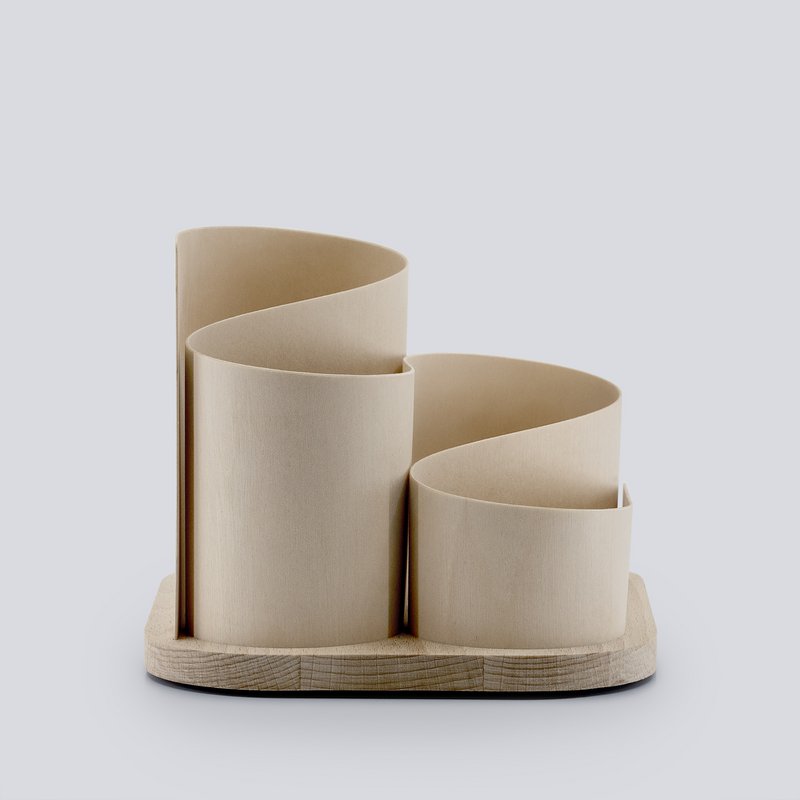 Squiggle - Wooden Desk Organizer