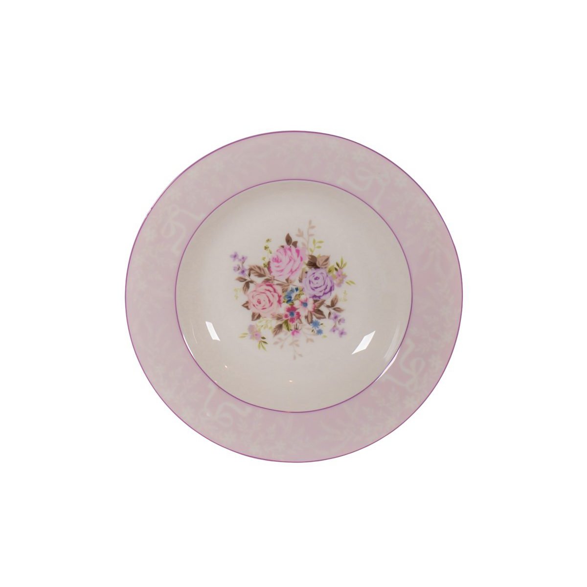 Porseleinen soepplaat Flora 21 cm Isabelle Rose