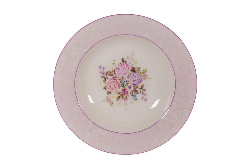 Porseleinen soepplaat Flora 21 cm Isabelle Rose