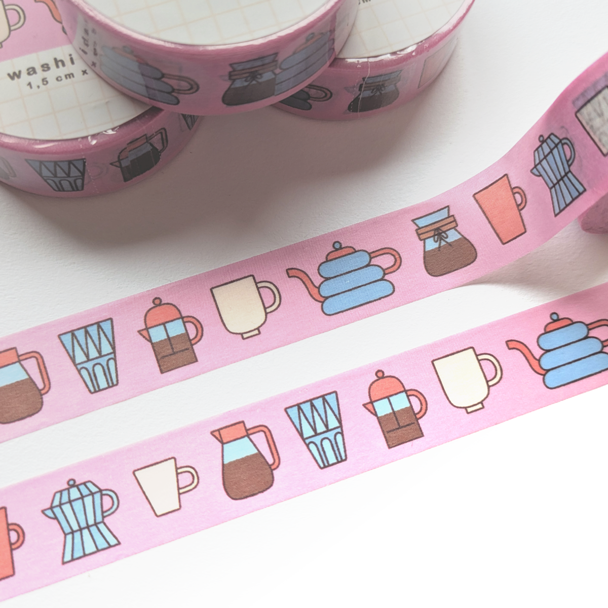 Cinta washi de café