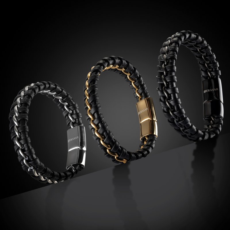 Læderarmbånd "Joy"
