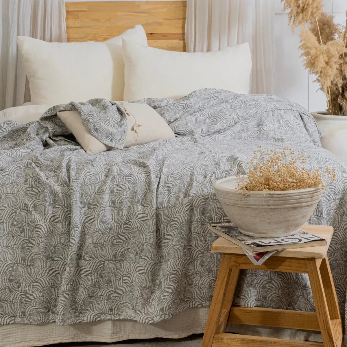 Zebra Bedspread