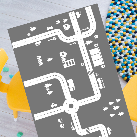 Sticky Roads play stickers discount set (black or white)