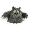Soft toy long-haired owl 25cm