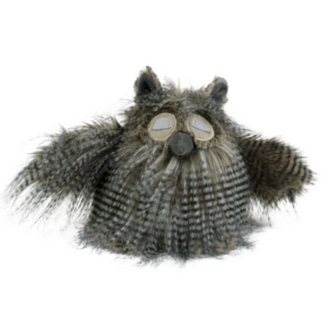 Soft toy long-haired owl 25cm