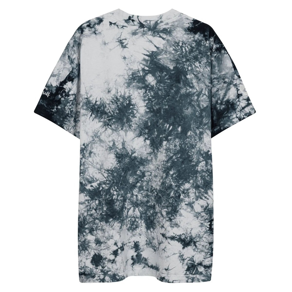 Camiseta oversize con estampado tie-dye