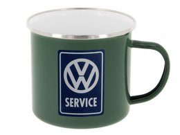 Volkswagen VW T1 Bus Emaljekrus 500ml i gaveæske - Klassisk Bus/Petrol Blå