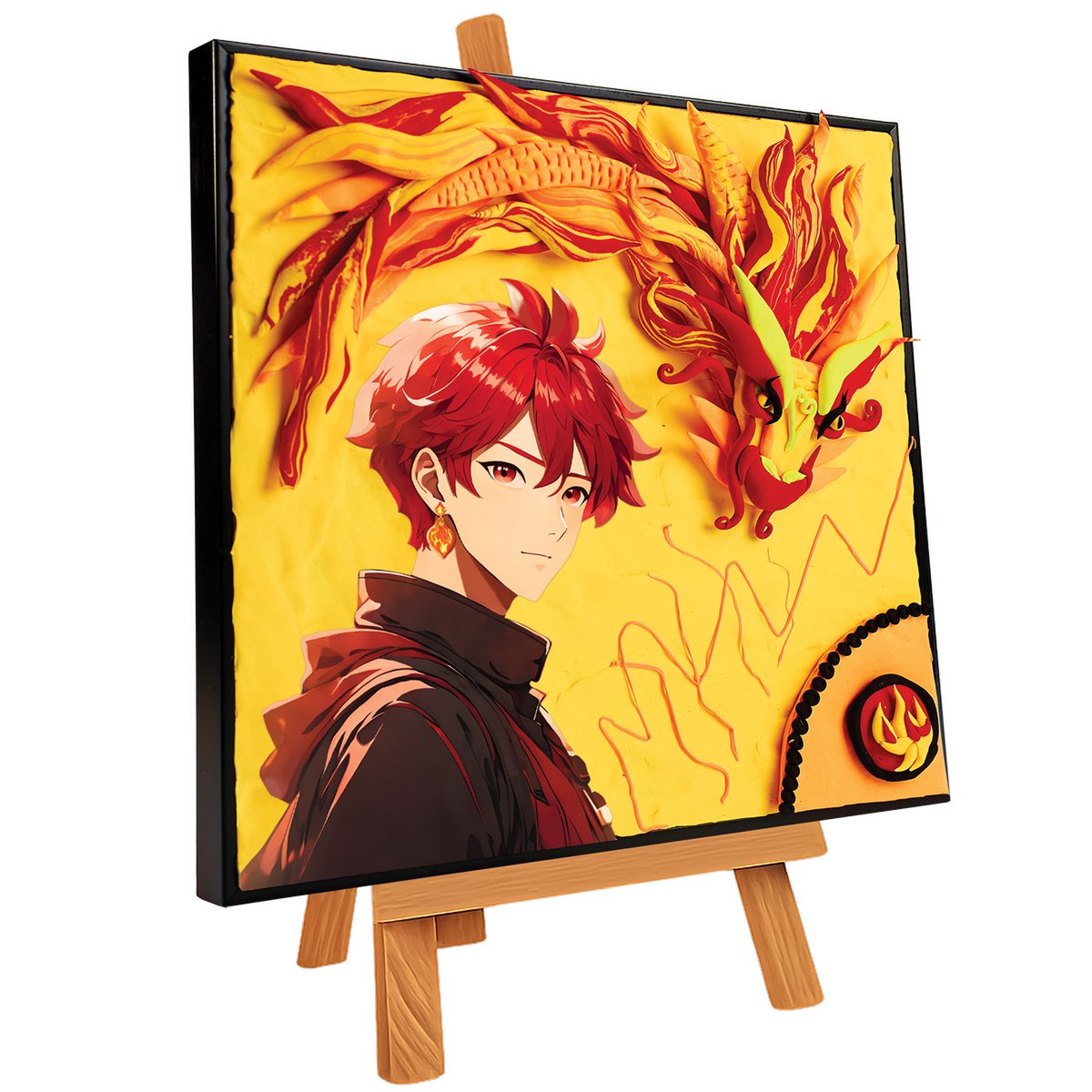Okto Sensory Art 3D Schilderen - Manga - Vuur