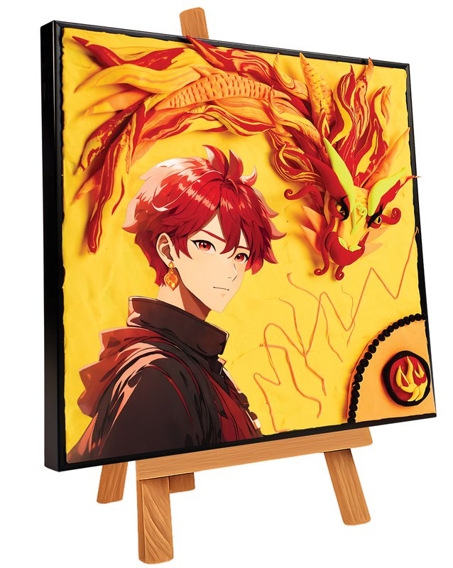 Okto Sensory Art 3D Schilderen - Manga - Vuur