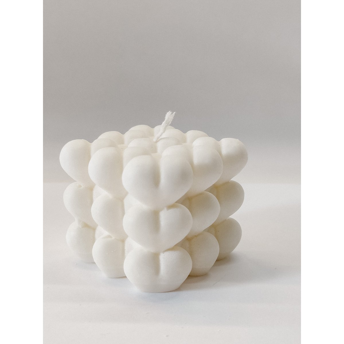 Candela a forma di cuore - Candela Cubo a Cuore