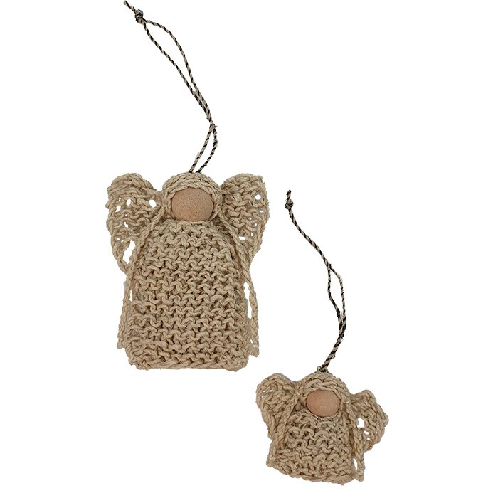 Chanvre Ange naturel 9 cm 900-016