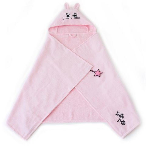Milk&Moo Chancin Velvet Hooded Baby Towel, %100 Cotton ,Ultra Soft, Quick Dry